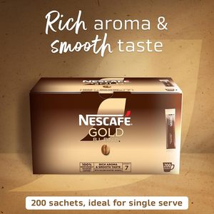 เนสกาแฟ โกลด์เบลนด์ กาแฟสำเร็จรูปคั่วกลาง แบบซอง - 200 ซอง x 1.8 กรัม - Product Image 2