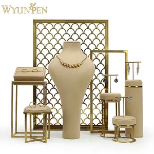 WYP Black Velvet Necklace Bust Holder Bracelet Organizer Accessories Chain Storage Display Stand Mannequin Jewelry Organisation