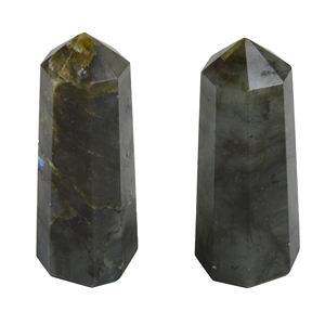 Tour de pierres précieuses la plus vendue, outil spirituel, pointe d'obsidienne multicolore pour la méditation à un prix très avantageux, tour de marbre - Product Image 6