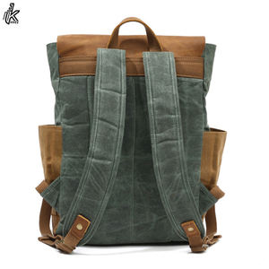 Vintage <b>Canvas</b> Backpack Travel Custom Handmade Casual <b>Back</b> <b>Pack</b> Sport Outdoor Best Quality Bag - Product Image 2