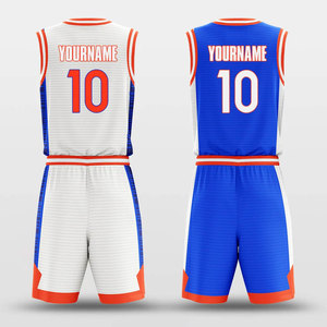 Vente en gros OEM Teamwear Jersey Chemises de basket-ball Maillots personnalisés Uniformes de basket-ball Ensemble de vêtements de basket-ball de sublimation unisexe - Product Image 2