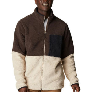 High Street Mountainside Standard Weight <b>Sherpa</b> <b>Fleece</b> Winter Jacket New Style Warmer Outdoor Reversible Windproof Zip-Up - Product Image 1