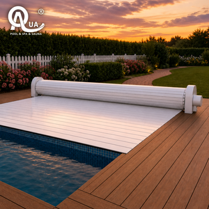 Cubierta Retráctil Automática para Piscina de PC con Tamaño Personalizado y Protección UV para Villas, Hoteles y Piscinas Comerciales - Product Image 1