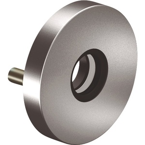 23.5 DU AL Roseta de aluminio F1 para maneta OGRO redonda, grosor 9 mm, 6501, para persianas, estores y contraventanas - Product Image 1