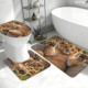 Custom Printed <b>Mat</b> <b>Bathroom</b> Rug <b>Set</b> for <b>Bathroom</b> Non-Slip Shower Curtain Bath <b>Mat</b> - Product Image 2