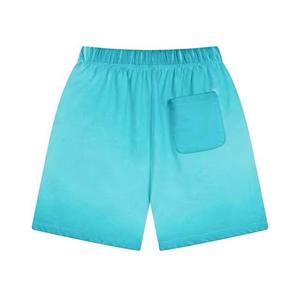 Shorts en coton délavé à l'acide pour hommes, coupe ample, effet délavé et décoloré, vente en gros - Product Image 2