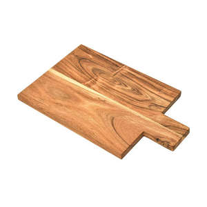Planche à découper en bois épais de qualité supérieure avec poignées Planche à découper en bois durable pour la cuisine à domicile Utilisation au restaurant - Product Image 1