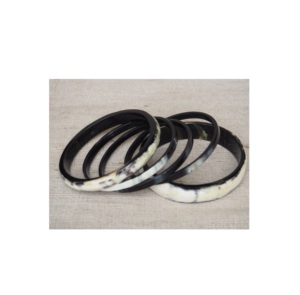 Bracelet en corne personnalisé pour femmes et filles Bracelets en corne de buffle faits à la main pour la décoration de fête Bracelet en corne de haute qualité - Product Image 5