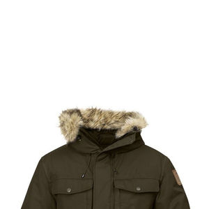 Blouson matelassé à capuche personnalisé en toile écologique pour homme, hiver, isolé, entièrement zippé, imperméable et respirant - Product Image 5
