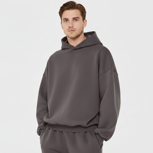 Sudadera con Capucha Unisex de Diseño Nuevo, Estilo Holgado con Hombros Caídos, Tejido French Terry, Absorbe la Humedad, 100% Algodón, Gruesa y de Alta Calidad para Invierno - Product Image 1