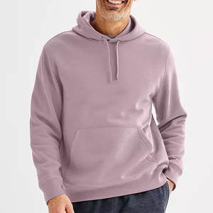 Mens Hoodies Pullover Long Sleeve Drawstring Hoodie Sweatshirt avec Kanga Pocket Hoodies - Product Image 2