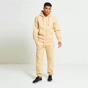 Survêtement en molleton de coton et polyester respirant imprimé sur mesure pour hommes, vêtements de sport en gros pour la saison hivernale - Product Image 1