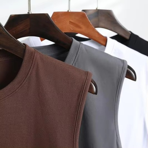 Camiseta sin mangas con logotipo personalizado para hombre 2022, Camiseta deportiva sin mangas para Fitness, chaleco transpirable para entrenamiento y gimnasio, camiseta sin mangas para hombre - Product Image 4