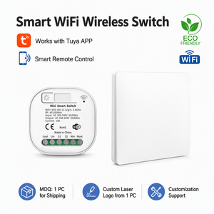 TUYA Mini Smart Receiver And Wall <strong>Switch</strong> 433MHz WIFI Smart <strong>Remote</strong> <strong>Control</strong> <strong>Switches</strong> - Product Image 1
