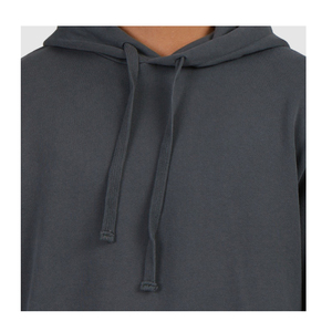 Sweat à capuche décontracté pour hommes, 100% coton, design uni et solide, grande taille, hiver, polaire, épaule tombante, sweats à capuche pour hommes - Product Image 5