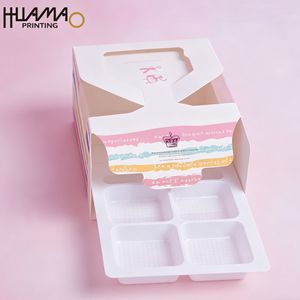 OEM Sturdy Paper Bakery <b>Box</b> With Built-In Liner For <b>Cake</b> Bread Pastries Desserts Takeaway <b>Gift</b> <b>Box</b> Custom design food <b>box</b> - Product Image 2