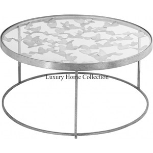 Luxury Design Modern Metal Side Table Round Shape <b>Black</b> Toughened Glass Round Shape Top & <b>Gold</b> Color <b>Frame</b> Stainless Steel - Product Image 4