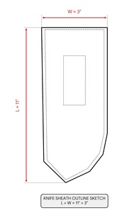 Funda para Cuchillo Hecha a Mano con Cuentas, Estilo Tribal, de Cuero Genuino de Primera Calidad, Decorativa, para Uso en Exteriores - Product Image 2