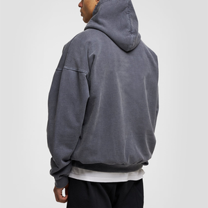Vente en gros de sweat à capuche court hommes bouffée imprimé 900 1000 1800 Gsm poids lourd double couche sweat à capuche de haute qualité de luxe - Product Image 3