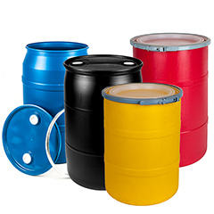 Fût en plastique lisse à fond fermé 200L 250L - Product Image 6