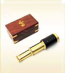 Antique Brass Nautical Telescope Polished Metal Love <b>Theme</b> New Year Occasion Lord Brand LV7878 - Product Image 2