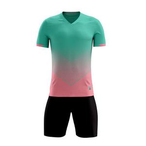 Men Printed Short Sleeve Soccer Jersey Set Adult Football Uniform Boy Blue Soccer <b>Shirt</b> Customized Name DIY Number - Product Image 5