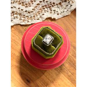 Navajo Handmade White Buffalo & Sterling Silver <b>Statement</b> <b>Ring</b> Size 8.75 Boho Hip Hop Style for Everyday Wear Natural Gemstone - Product Image 4