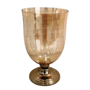 Centre de table de fête, Porte-bougie, Centre de table artisanal, Chandelier en verre, Pots à bougies, Porte-bougie - Product Image 1