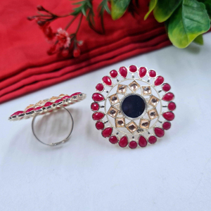 Luxury Alloy Fashion Finger <b>Ring</b> for Women Adjustable Designer <b>Statement</b> Jewelry Wedding Party Casual Ethnic Wholesale - Product Image 1