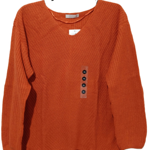 Pull d'hiver décontracté pour femmes Cardigan pull à la mode col en v Design doux de haute qualité tricoté armure Offres Spéciales Bangladesh - Product Image 1