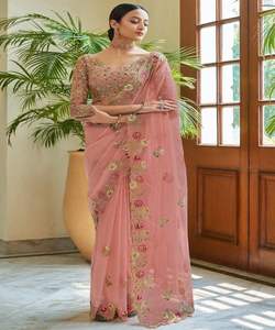 Tessu Sari Indien Delight Authentique Élégance Indienne Traditionnelle Contemporaine Georgette Soie Sari Party Wear Choix Sur Mesure Chaque - Product Image 4