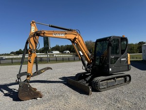 Buen estado usado Mini excavadora Case CX57C Mini excavadora sobre orugas para la venta - Product Image 3