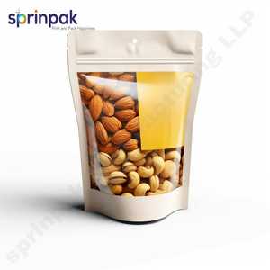 Manufacturers Direct High Quality Pistachio Zipper Standup Pouch Custom Print Matte Lock Mylar BOPP <b>Food</b> Grade - Product Image 1