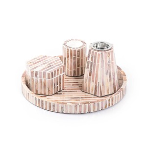 Juego de quemador de incienso con incrustaciones de madreperla Natural hecho a mano, caja de incienso con incrustaciones de concha de Capiz y quemador, regalos de lujo para árabes - Product Image 5
