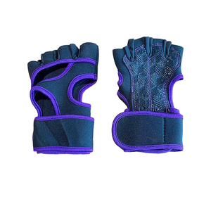 Premium Protect Palm Hand Lifting Grip Pad Gimnasio Correas de muñeca ajustables para levantamiento de pesas Power Cross Training Hand Grip - Product Image 2