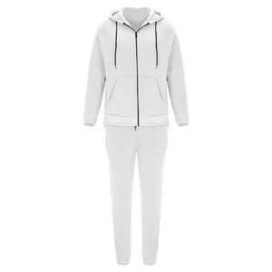 Trajes de chándal para hombre Sudadera con forro polar Conjuntos de 2 piezas Sudaderas con capucha con cremallera completa informal Chaquetas y pantalones para correr Ropa de invierno - Product Image 3