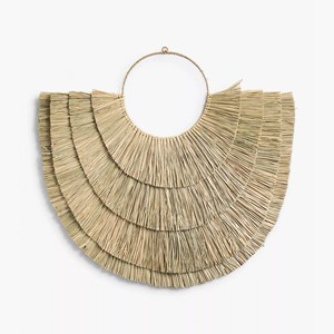 Artesanías colgantes de alta calidad de fibra de algas marinas, arte tejido de fibra de algas marinas, ideas de decoración de pared con colgantes de paja - Product Image 3