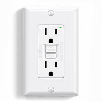 Prise murale GFCI ELEGRP pour auto-test résidentiel, 15 A 125 V, prises GFI décoratives, interrupteur différentiel