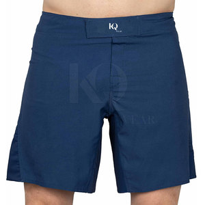 Services OEM, prix raisonnable, design personnalisé, shorts MMA décontractés solides à taille élastique, dernier style, faible MOQ, hommes - Product Image 1
