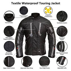 Nuevo diseño para todas las estaciones transpirable para hombre, chaqueta impermeable para Motocross, chaqueta de carreras para motocicleta - Product Image 6