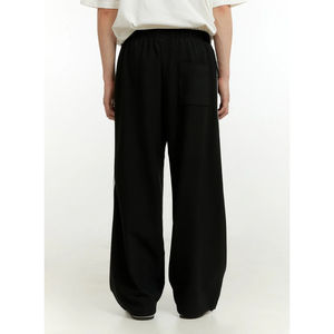 กางเกงวอร์มทรงตรงสไตล์วินเทจ ยูนิเซ็กซ์ ทรงหลวม ใส่สบาย ผ้าฝ้าย ทรงขาบาน กางเกงวอร์มลายทางสำหรับผู้ชาย - Product Image 3