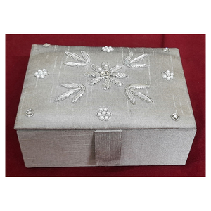 Cajas de bordado Zari hechas a mano, alta calidad, clase superior, para decoración del hogar y regalos - Product Image 1