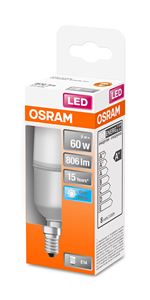 Lampada Tubolare LED E14 8.5W 4000K 806Lm (Osram 4058075428423) - Product Image 2