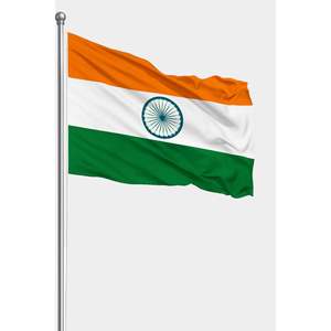 Custom Digital-Printed Polyester/Polyester Silk Pennant <b>Flag</b> with Aluminum <b>Pole</b> <b>for</b> Automotive Insurance Education Display - Product Image 1