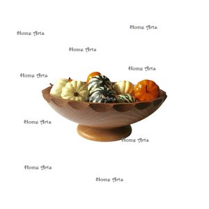 Tazón de Madera de Diseño Fabuloso, Tamaño Personalizado, Forma Redonda, Tazón para Servir Frutas, Accesorios de Cocina - Product Image 3