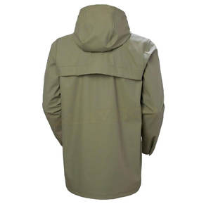 Abrigo de lluvia largo para hombre más vendido Ropa de moda cómoda para uso al aire libre con cuello con capucha - Product Image 2