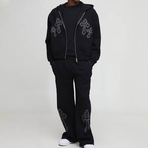 ชุดวอร์มสำหรับผู้ชายชุดวอร์มอินเทรนด์ระบายอากาศได้ดีปักโลโก้ตามสั่งสำหรับฤดูหนาว - Product Image 1