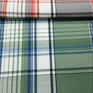 40/40 Poplin PMF Yarn Dyed Checks For Men's Shirting Manufacturers Of All Types Of Shirting Fabrics
