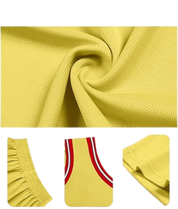 Uniformes de basket-ball en mesh, uniforme de basket-ball athlétique performant avec design par sublimation pour enfants - Product Image 5