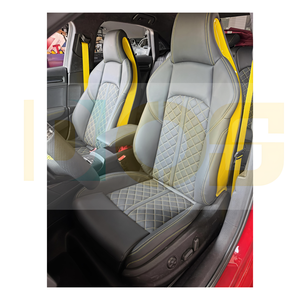 Accessorio Interno Auto DOS Kit di Aggiornamento Sedili <span class=keywords><strong>Audi</strong></span> <span class=keywords><strong>A6</strong></span> C7 Stile S6 con Copertura in Pelle Anteriore e Posteriore per <span class=keywords><strong>Audi</strong></span> <span class=keywords><strong>A6</strong></span> - Product Image 5